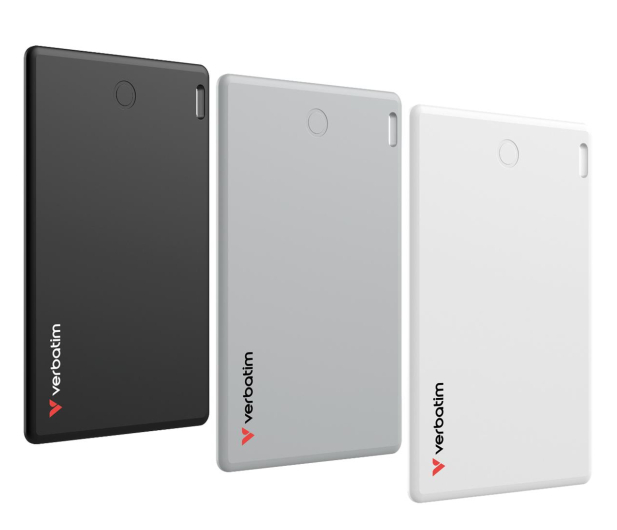 Verbatim My Finder Card Bluetooth NFC trójpak czarny/srebrny/biały - 1289040 - zdjęcie